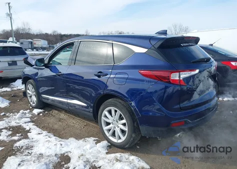 2019 Acura Rdx Standard z USA, uszkodzony, nr VIN 5J8TC2H38KL033877